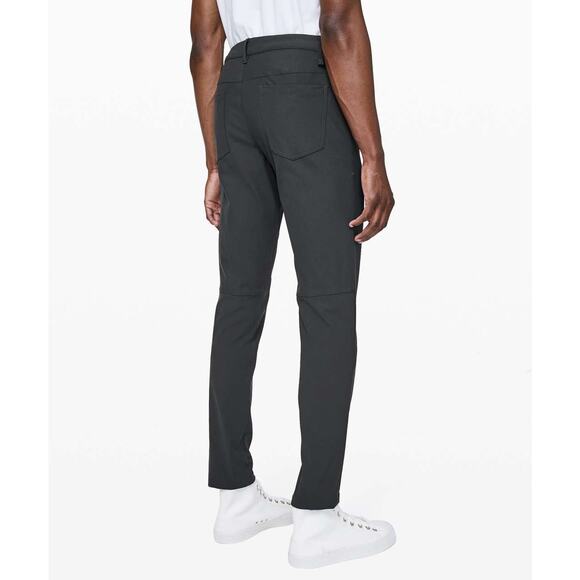 Lululemon ABC Pant Slim Warpstreme Obsidian Pockets Size 34 - Picture 2 of 8